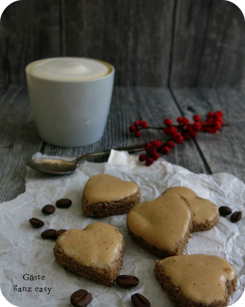 Rezeptbild: Cappuccino-Schoko-Herzen