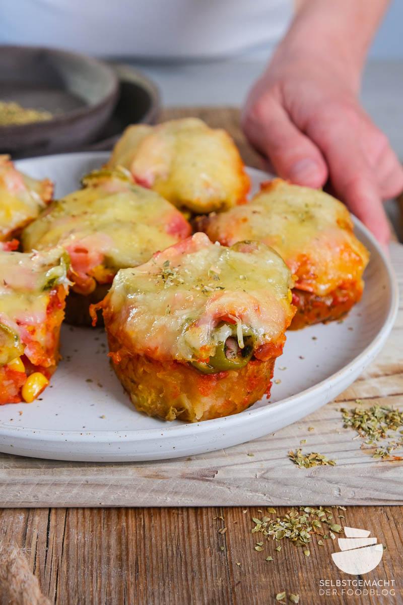 Rezeptbild: Einfache Kartoffelmuffins (auch zum Mitnehmen)