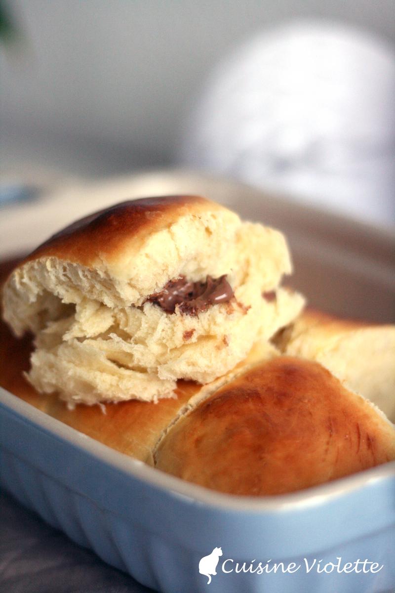 Rezeptbild: Brioche mit Schokoladenfüllung