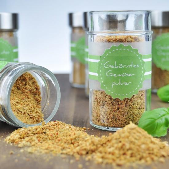 Rezeptbild: Gekörntes Gemüsepulver