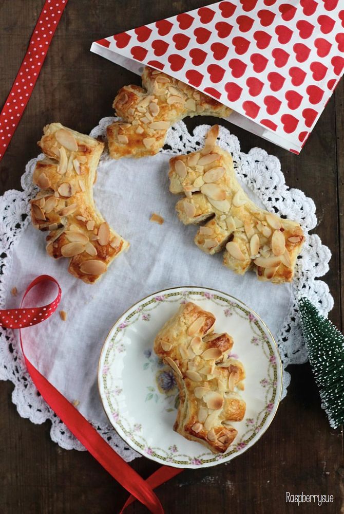 Rezeptbild: Bärentatzen mit Marzipanfüllung