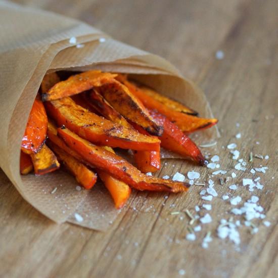Rezeptbild: Kürbis Pommes