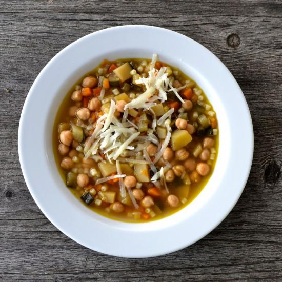 Rezeptbild: Kichererbsensuppe