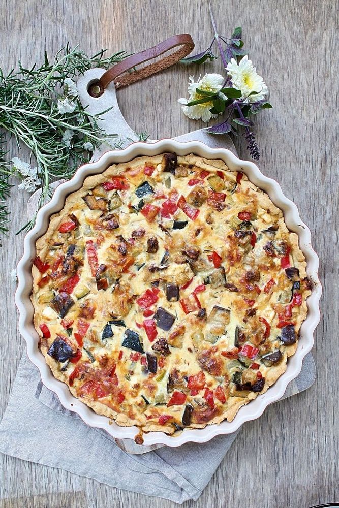 Rezeptbild: Bunte Gemüsequiche