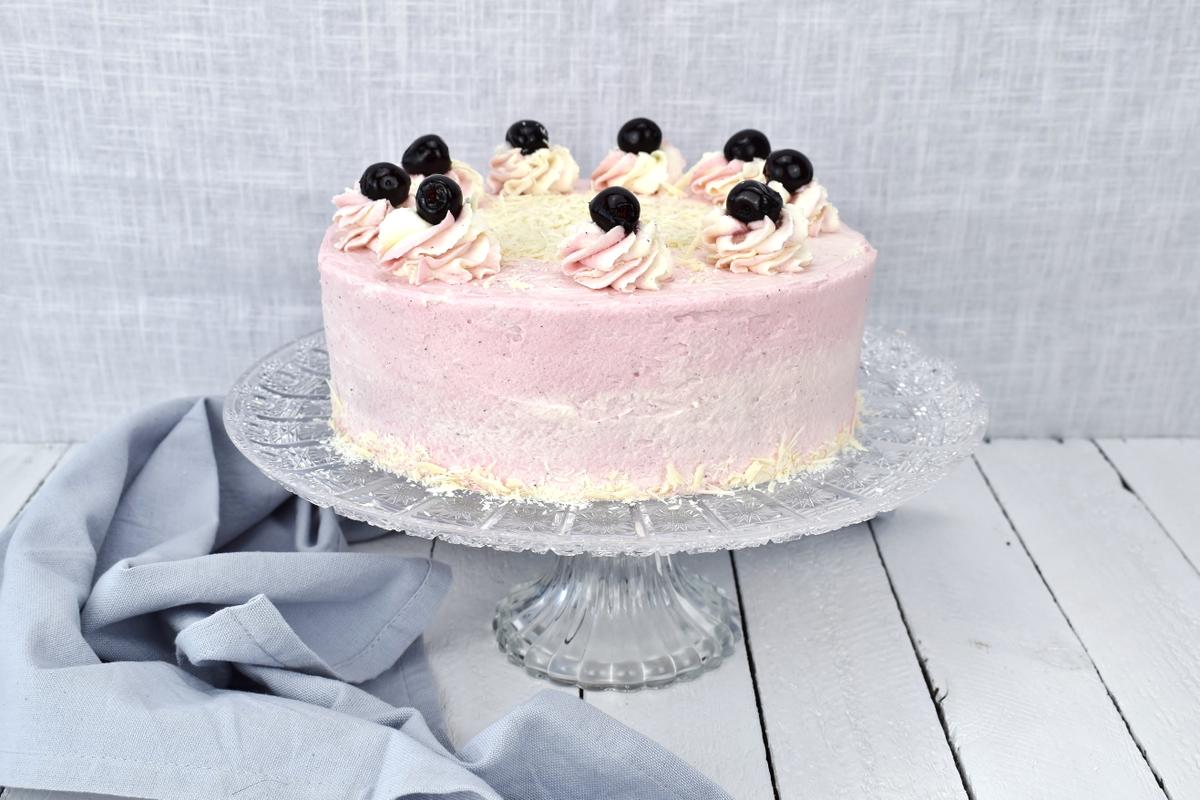 Rezeptbild: Amarena Pistazien Torte