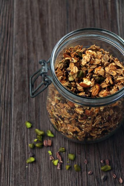 Rezeptbild: Selbstgemachtes Granola mit Amaranth
