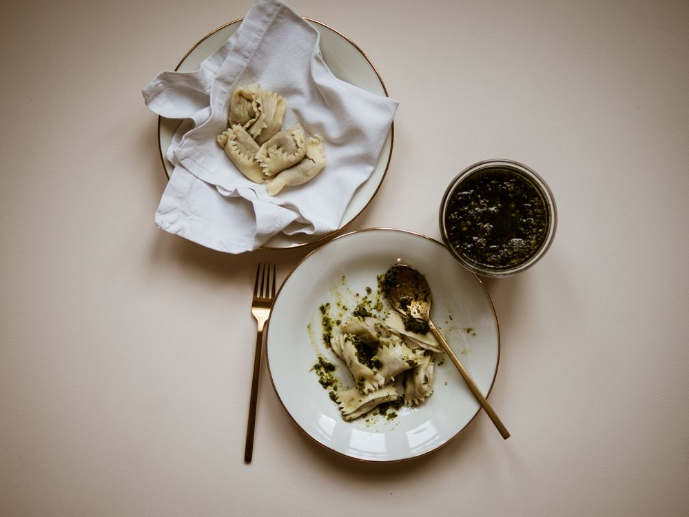 Rezeptbild: Agnolotti al Plin mit Kohlwürsten