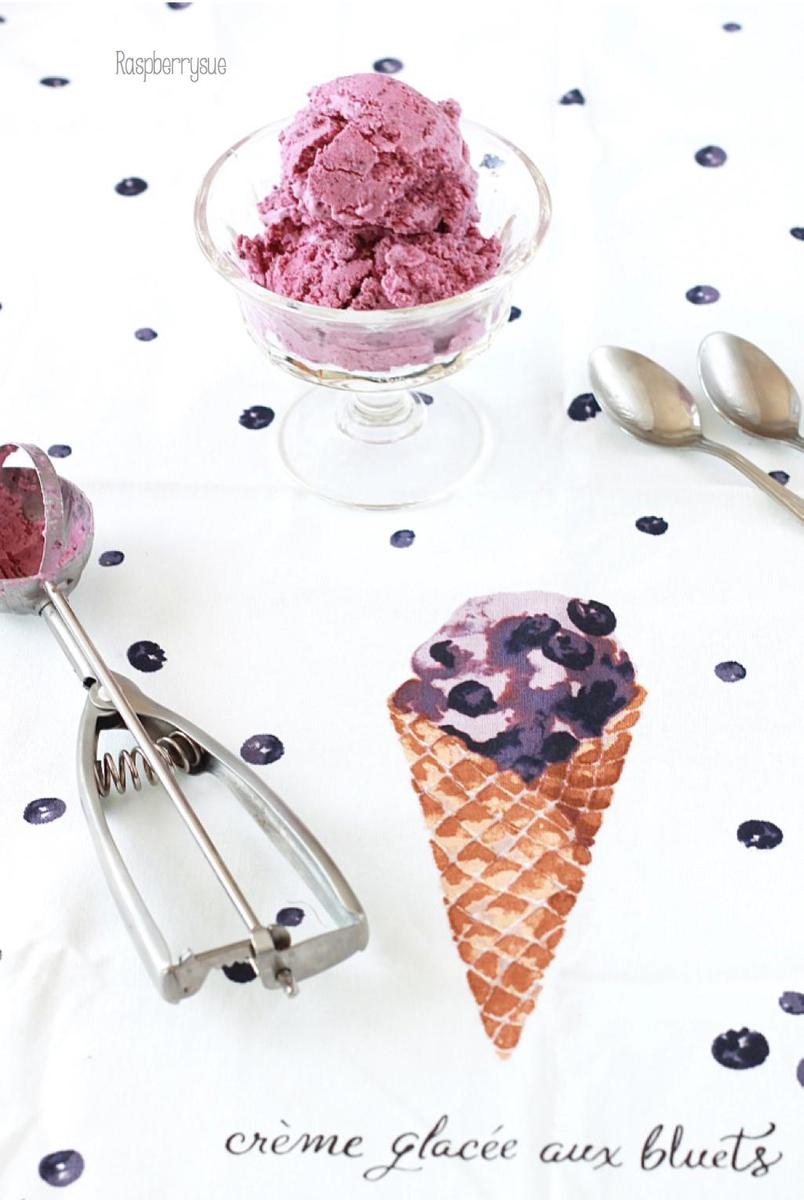 Rezeptbild: Blaubeer Joghurt Eis