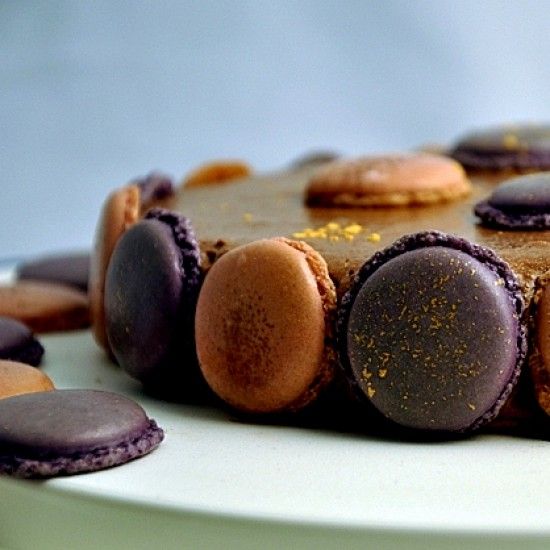 Rezeptbild: Mocca-Macarons-Torte