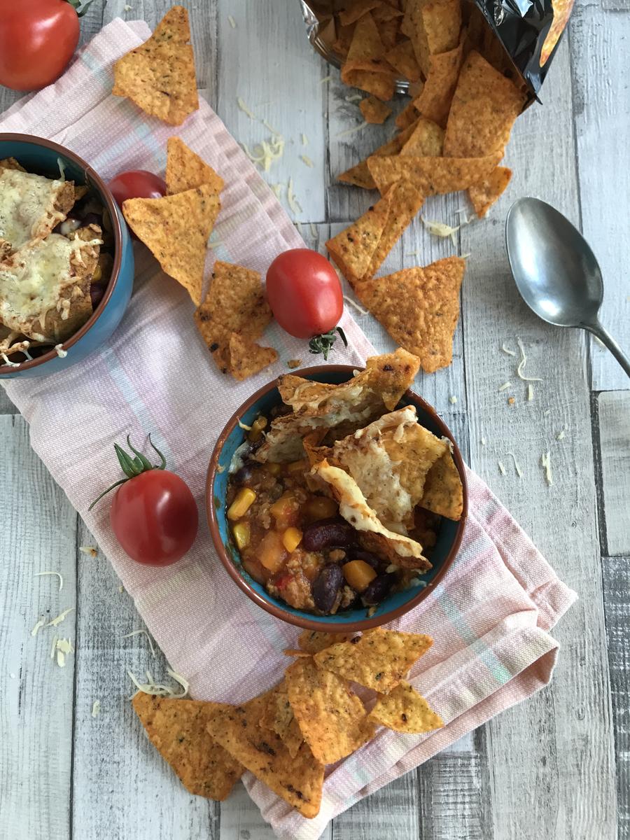 Überbackenes Chili con Carne mit Tortilla Chips von lanisleckerecke ...