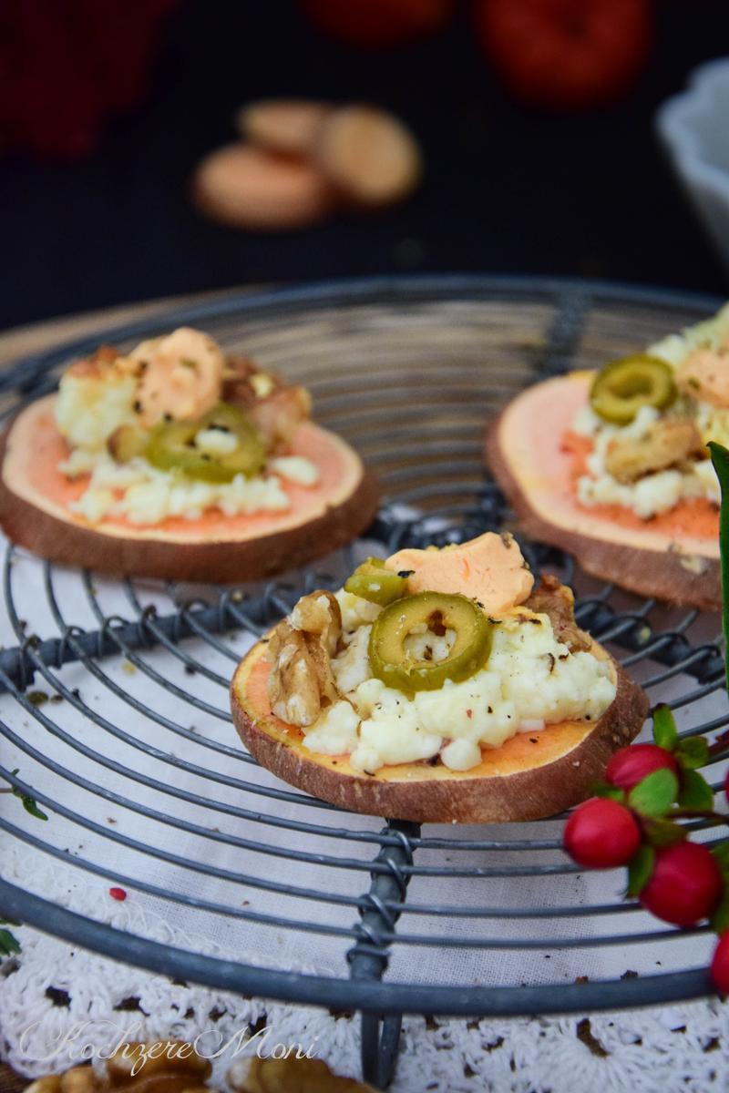 Rezeptbild: Zweierlei Süßkartoffeltaler
