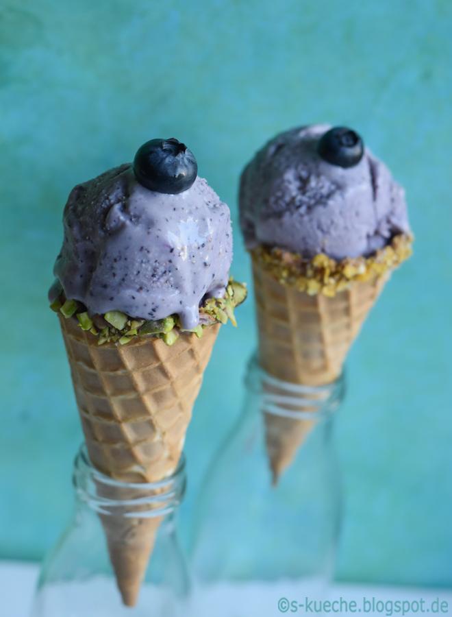 Rezeptbild: Blaubeereis 