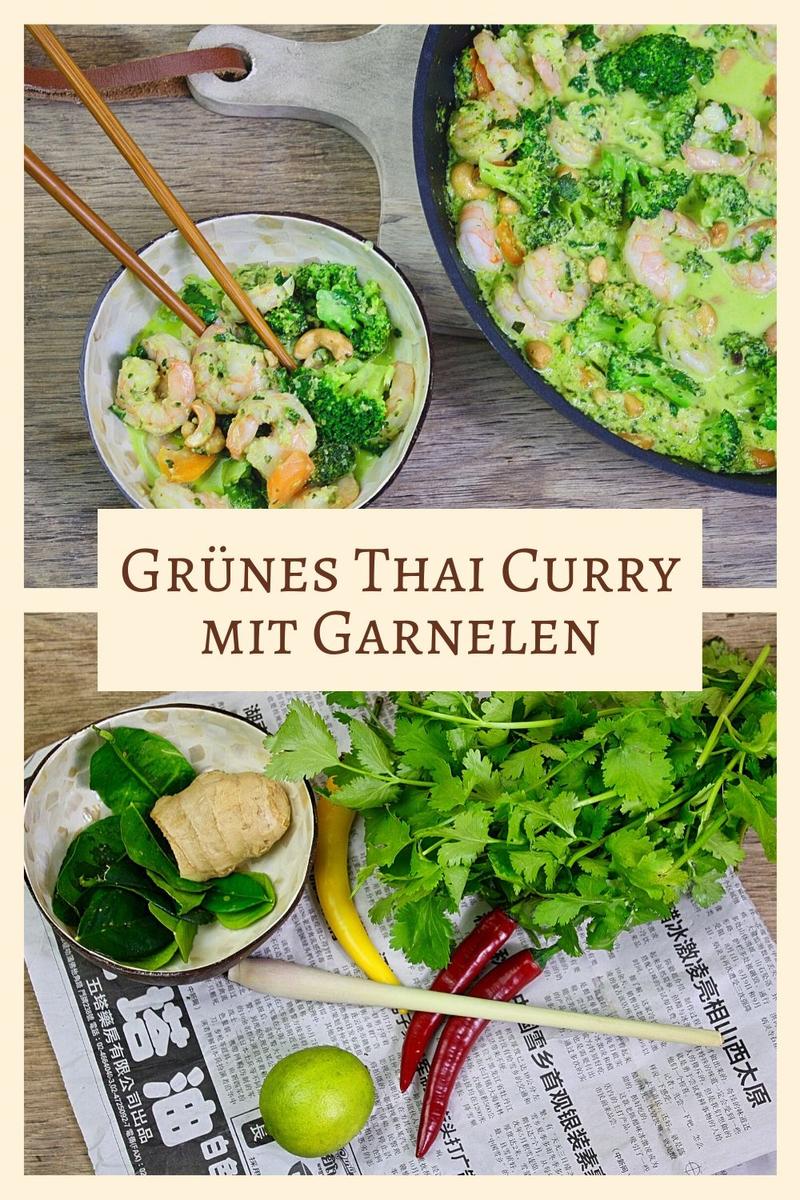 Rezeptbild: Grünes Thai Curry mit Garnelen