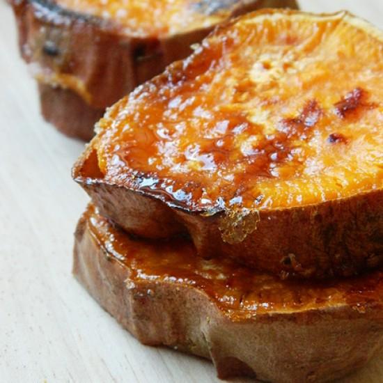 Rezeptbild: Geröstete Süßkartoffelen