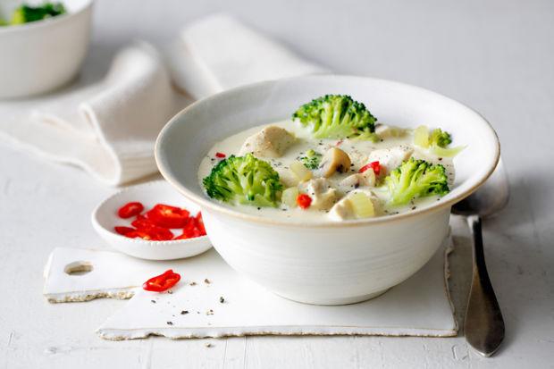 Rezeptbild: Hähnchen-Brokkoli-Suppe