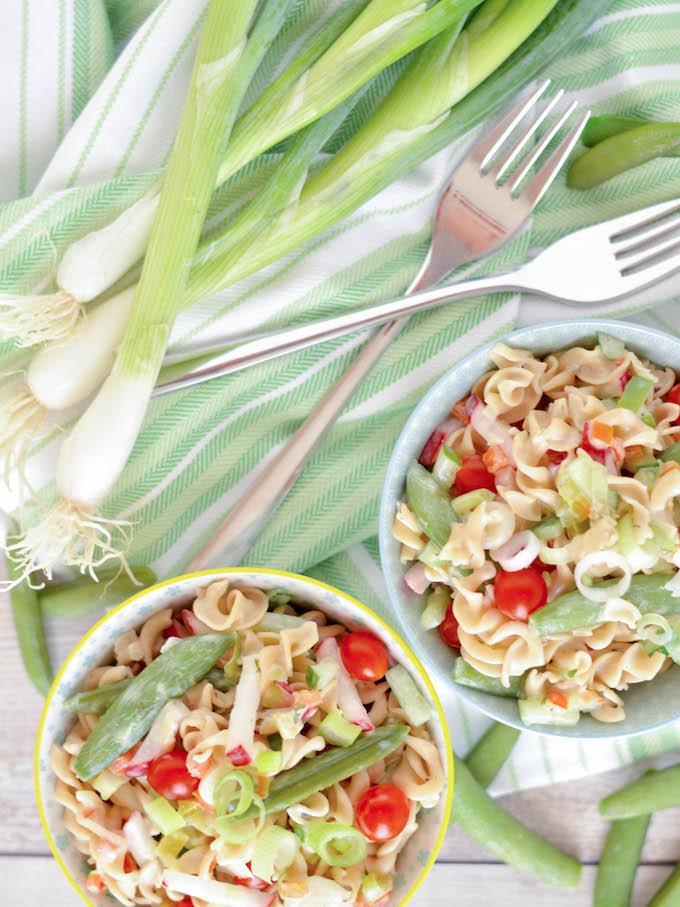 Rezeptbild: Nudelsalat mit Sesamnudeln