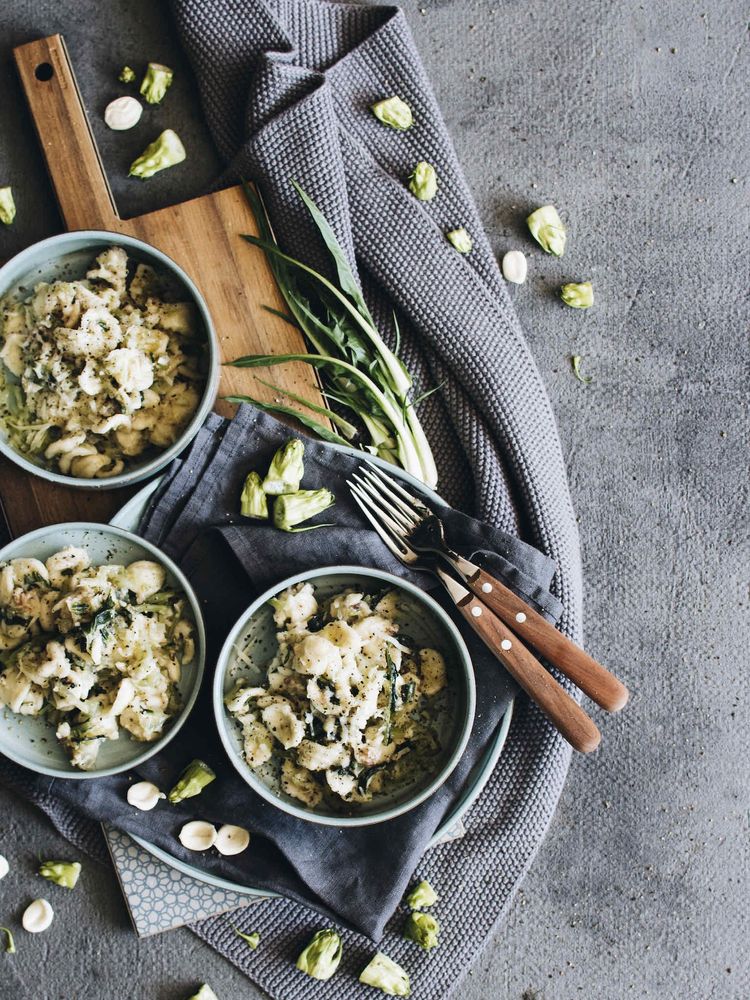 Rezeptbild: ORECCHIETTE MIT PUNTARELLE