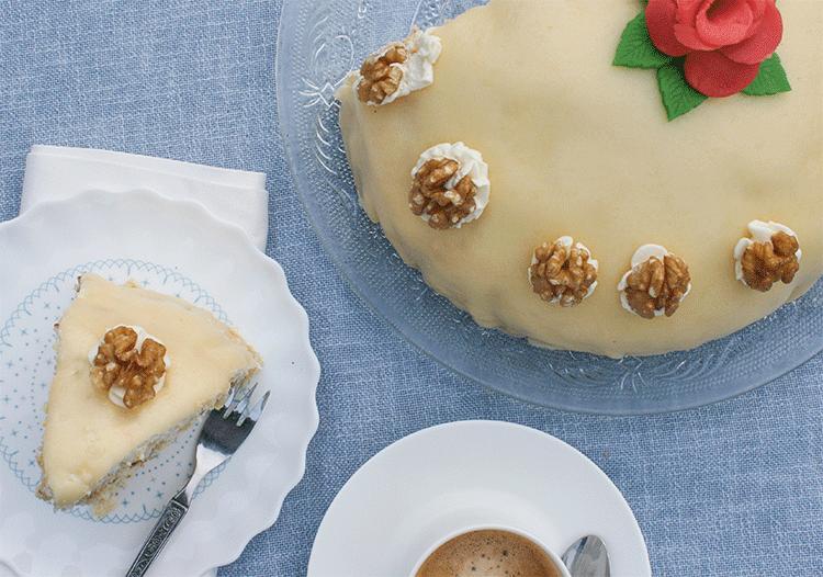 Rezeptbild: Nusstorte Lübecker Art