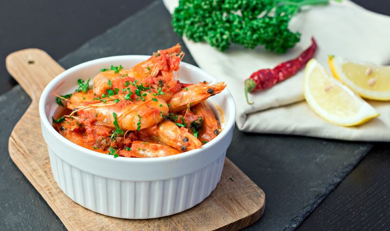 Rezeptbild: Mediterrane Garnelen