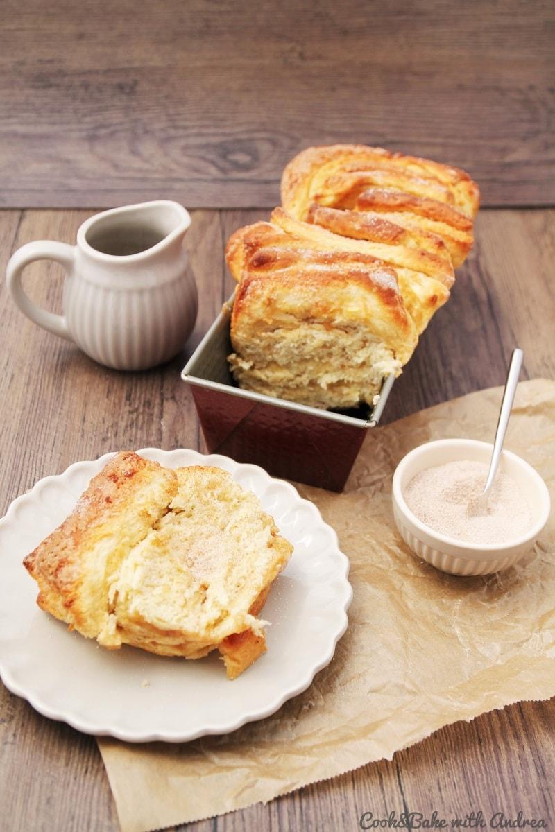 Rezeptbild: Apfel-Zimt-Zupfbrot 