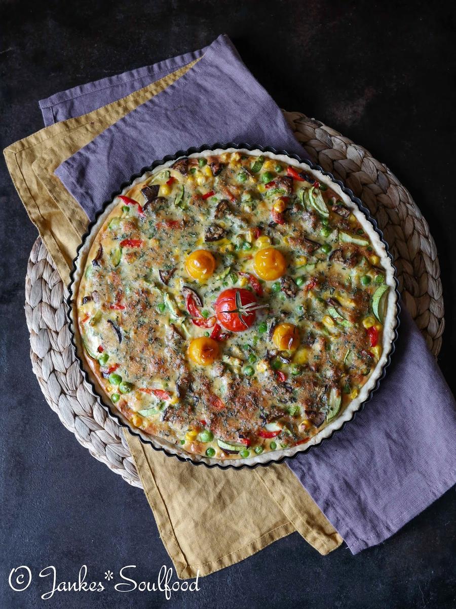 Rezeptbild: Bunte Gemüse-Quiche