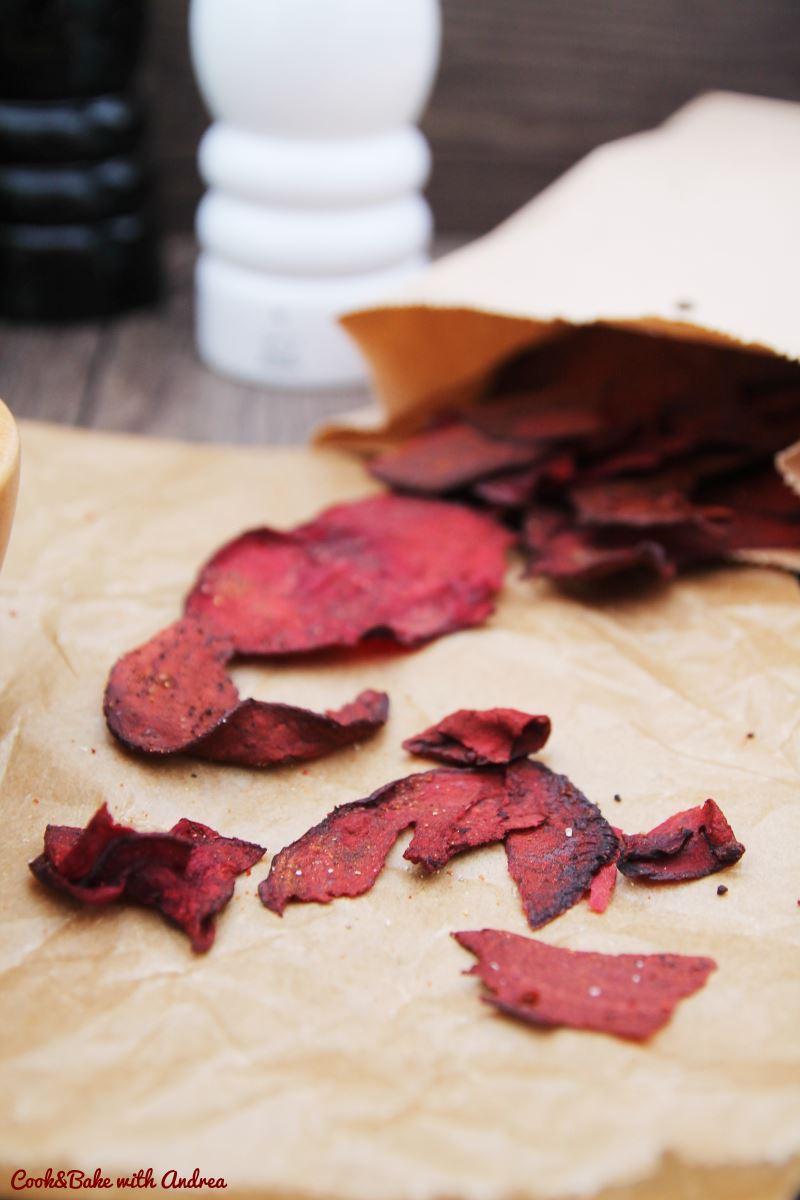 Rezeptbild: Rote Bete Chips selber machen
