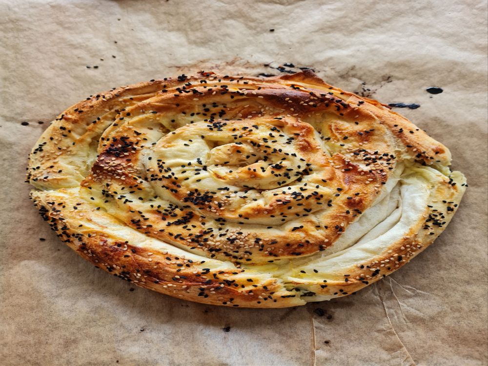 Rezeptbild: Börek mit Feta, Kuhmilchkäse und Spinat