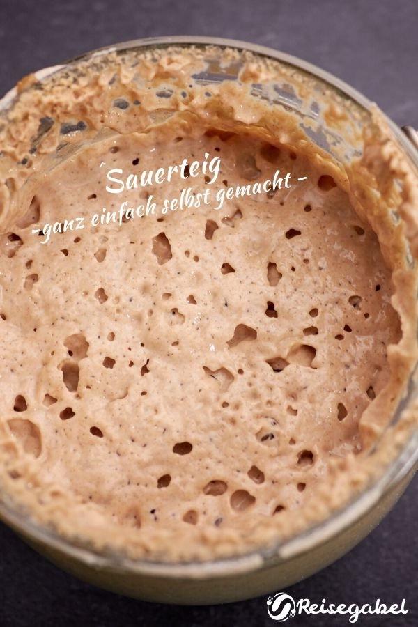 Rezeptbild: Sauerteig ganz einfach selbst gemacht