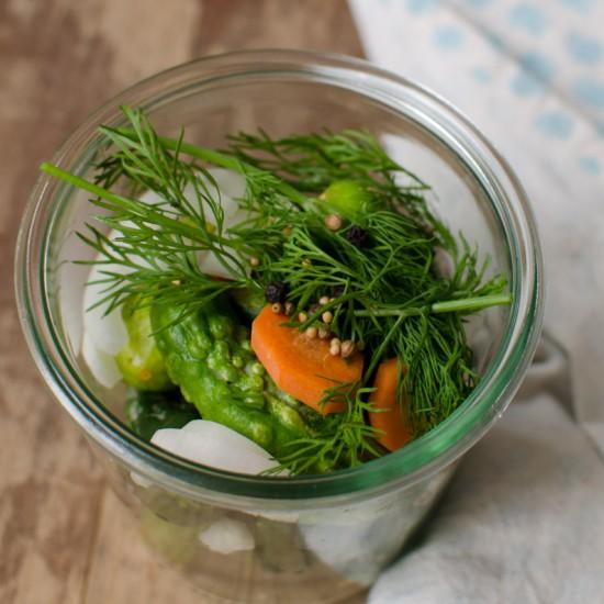 Rezeptbild: Selbstgemachte Gewürzgurken im Glas