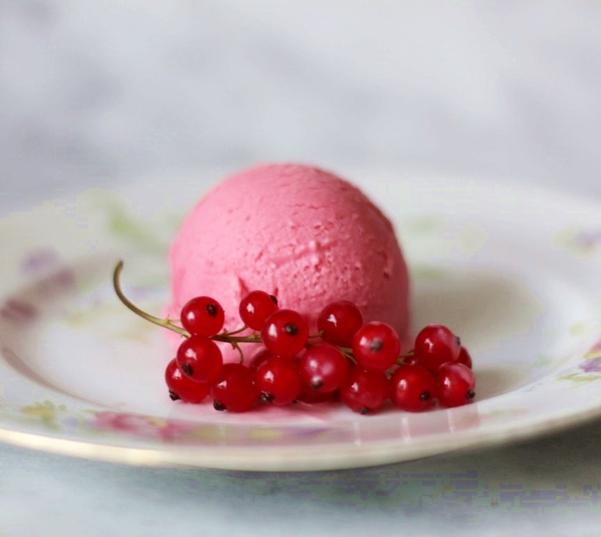 Rezeptbild: Johannisbeer-Milcheis