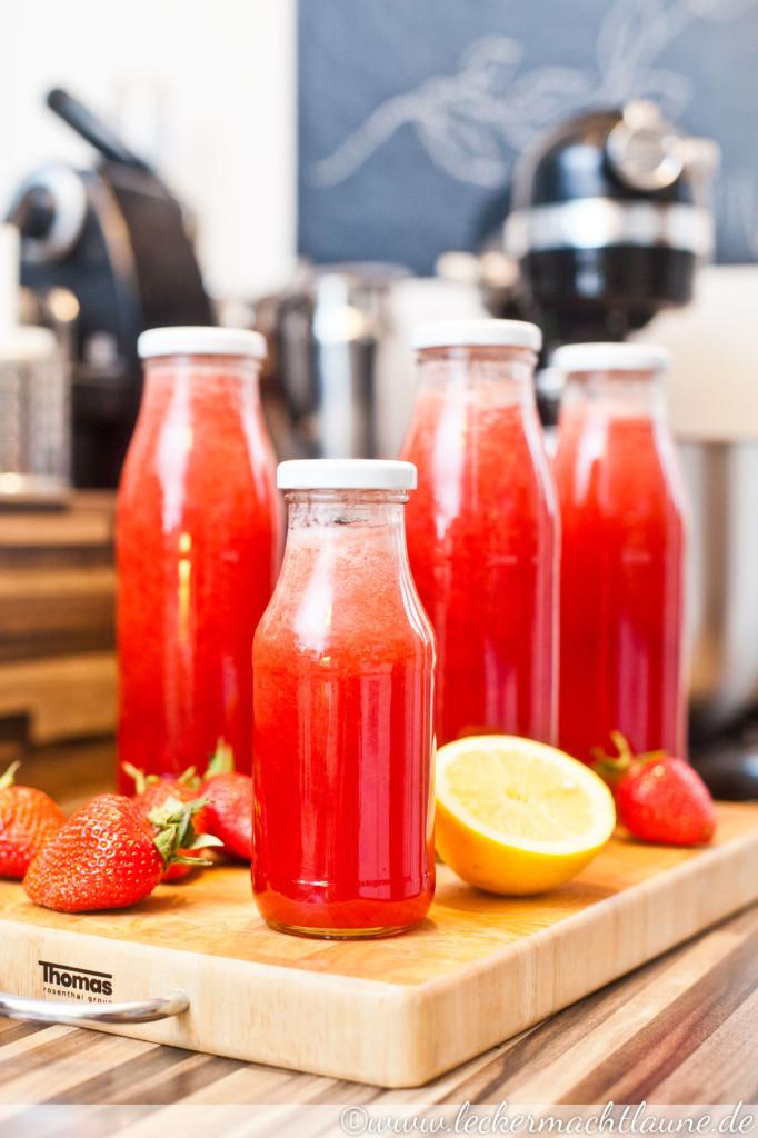 Rezeptbild: Erdbeer-Sirup