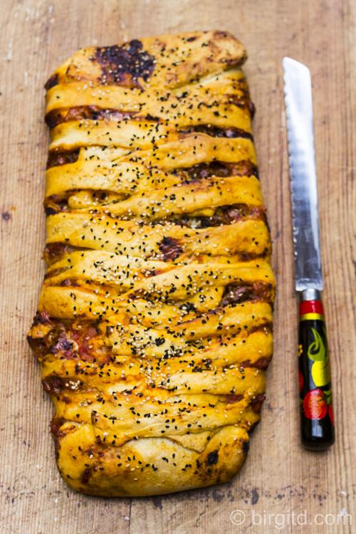 Rezeptbild: Stromboli - die Pizza, die als heißes Päckchen daherkommt