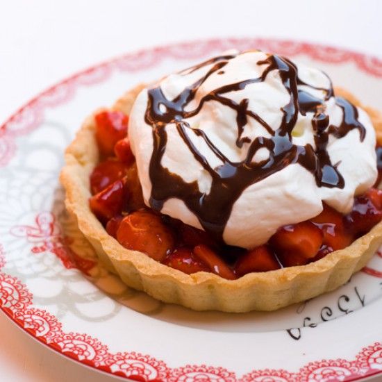Rezeptbild: Erdbeer Mandel Tartlets