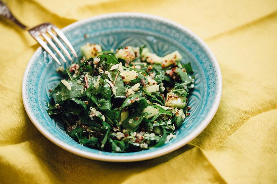 Rezeptbild: gartenfrischer Sommersalat