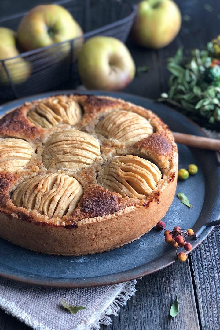 Rezeptbild: Winterlicher Apfelkuchen