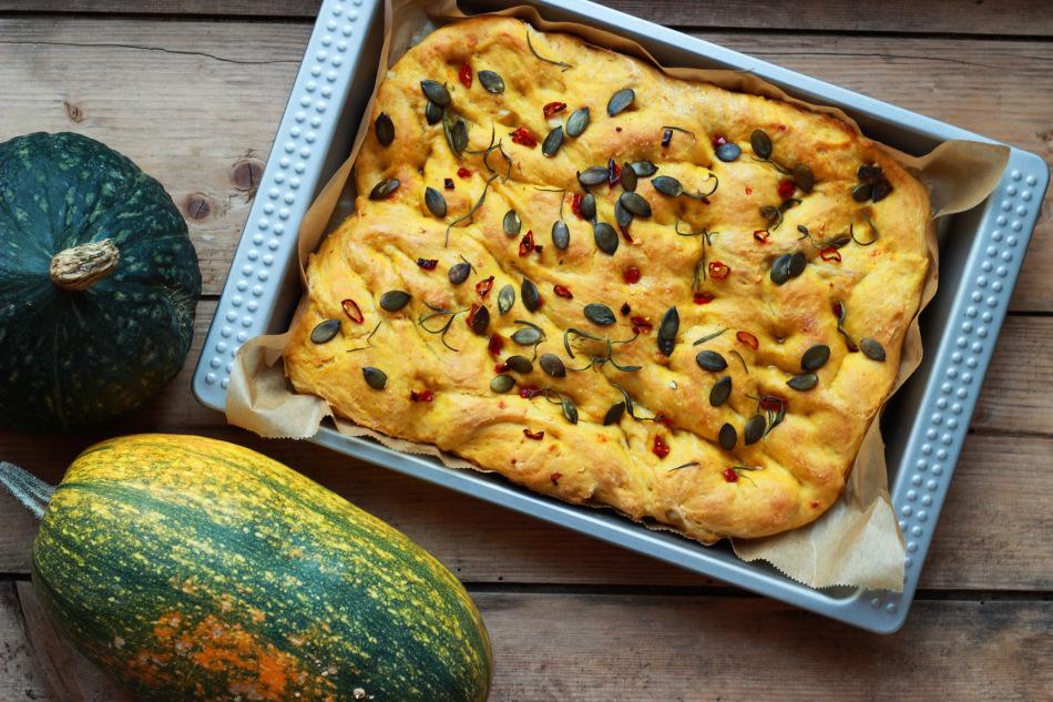 Rezeptbild: Kürbis-Focaccia