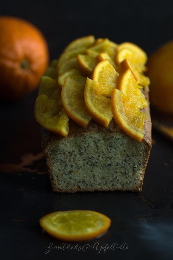 Rezeptbild: Orangen-Mohn-Kuchen mit Grand Marnier