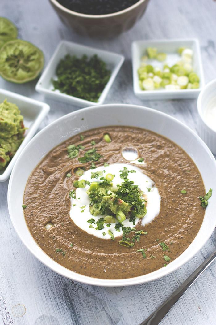 Rezeptbild: Schwarze Bohnensuppe
