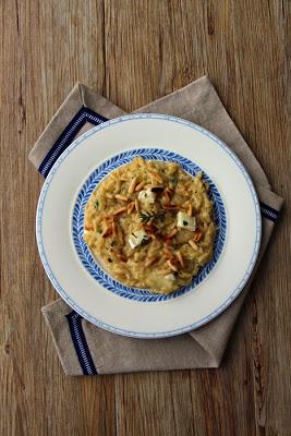 Rezeptbild: Risotto mit Kritharaki / Orzo Nudeln