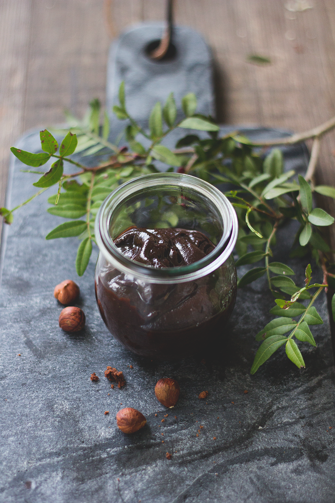 Rezeptbild: Selbstgemachte Schoko-Nuss-Creme 