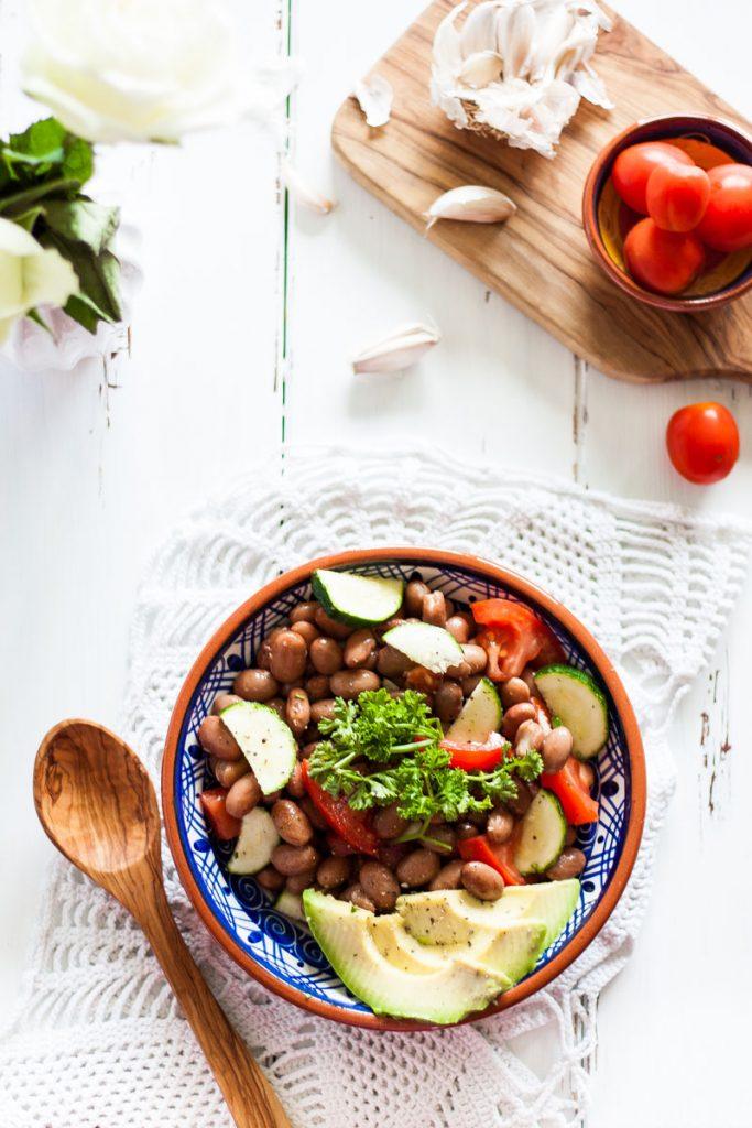 Rezeptbild: Sommerlicher Bohnensalat