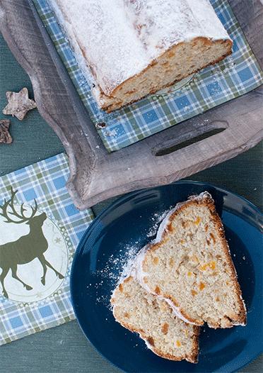 Rezeptbild: Aprikosen Quarkstollen