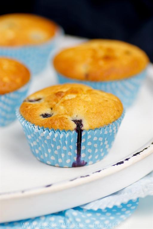 Rezeptbild: Blaubeer-Muffins mit Buttermilch