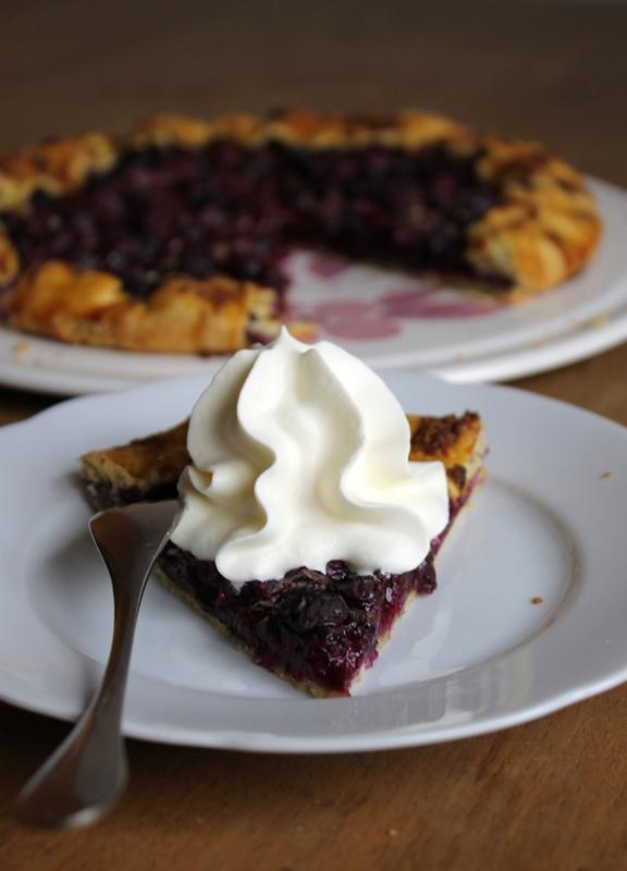 Rezeptbild: Blaubeer-Galette