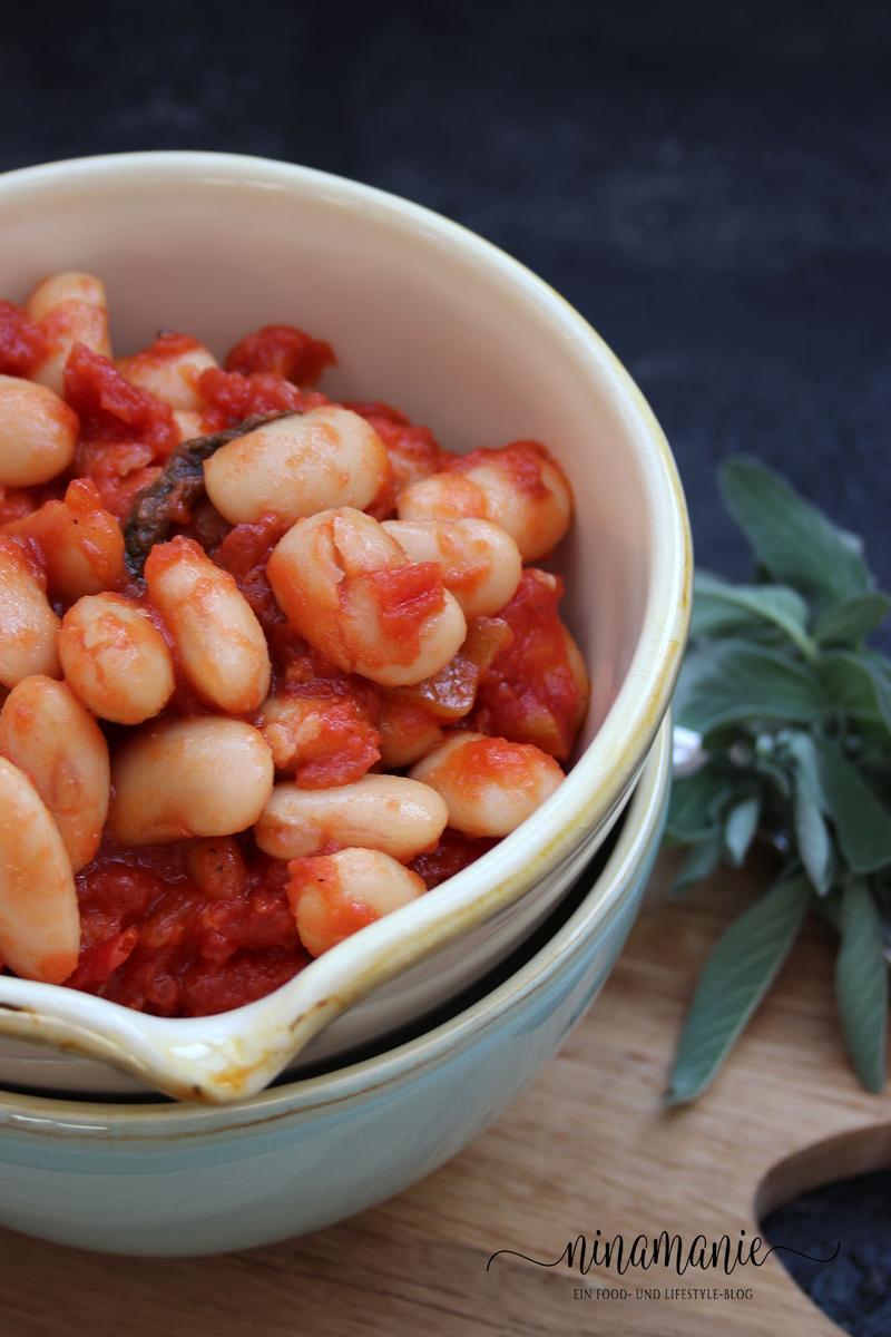 Rezeptbild: Weiße Bohnen in Tomatensoße