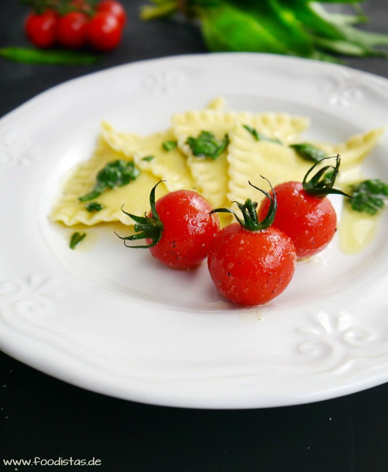 Rezeptbild: Bärlauch-Ziegenkäse-Ravioli