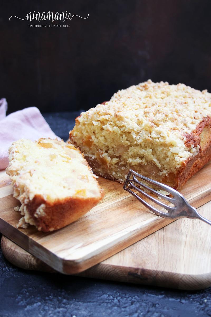 Rezeptbild: Aprikosen-Kastenkuchen mit Streuseln