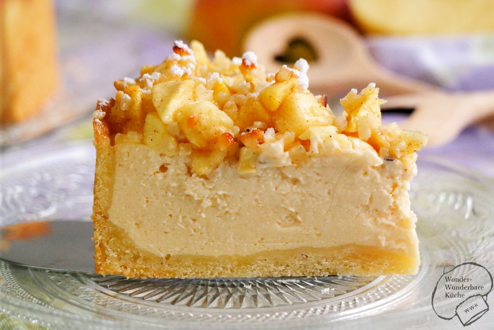 Rezeptbild: Kleiner Apfel-Käsekuchen