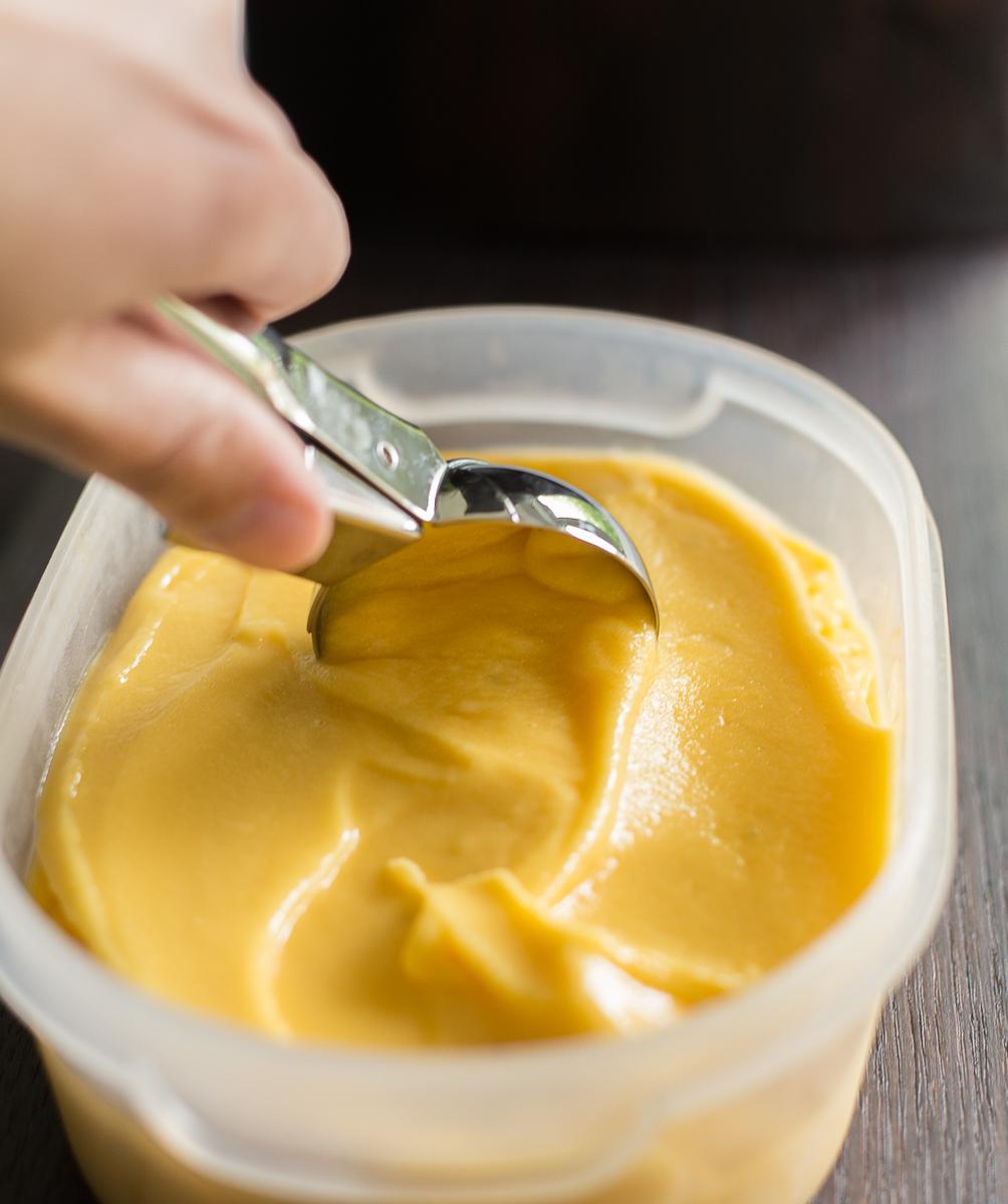 Rezeptbild: Mango-Eis