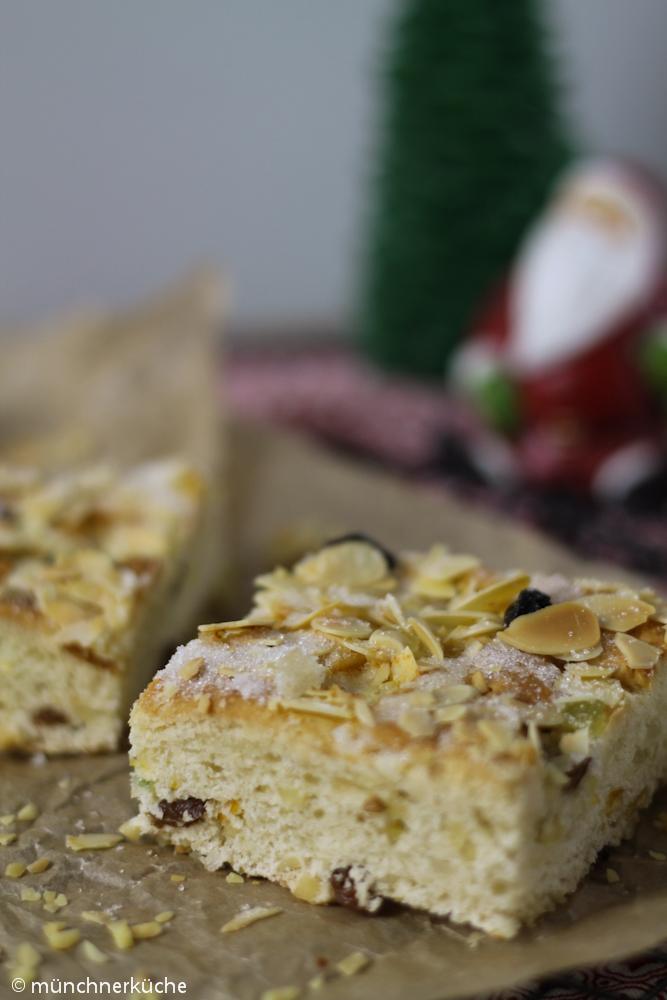 Rezeptbild: Stollenbutterkuchen
